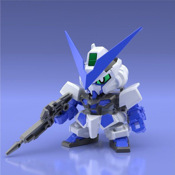 MBF-P03 Gundam Astray Blue Frame, Gundam Build Divers, Bandai, Trading